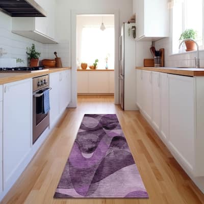 Premium Washable Super Soft Abstract Contemporary Mayfield Rug