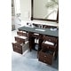 preview thumbnail 21 of 25, James Martin Vanities Brittany 60" Single Vanity, Burnished Mahogany