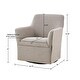 preview thumbnail 7 of 17, Madison Park Caddy 360 degree Swivel Glider Chair
