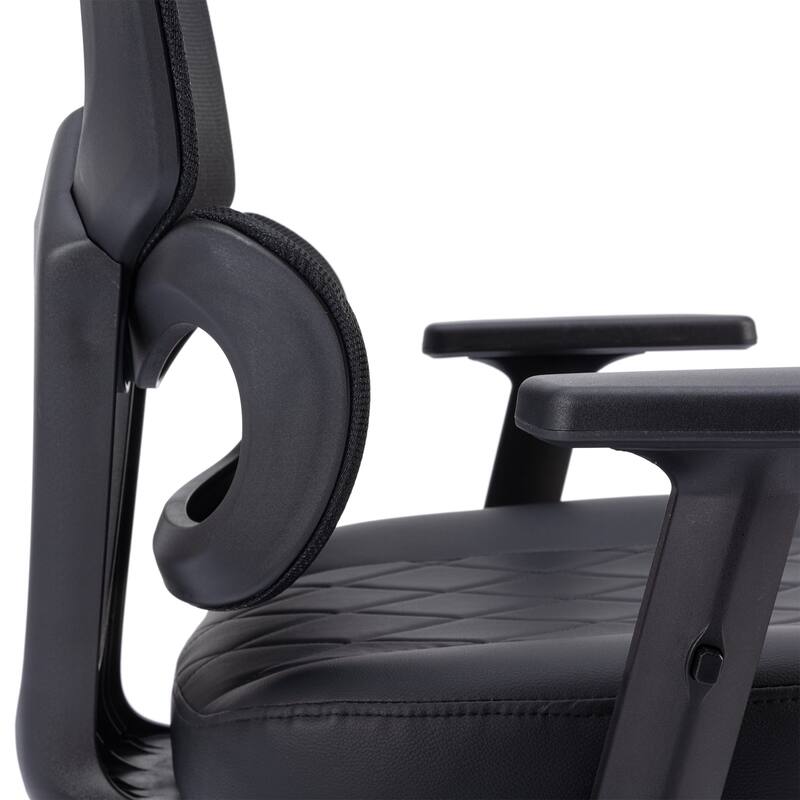 Javlergo Swivel High Back Mesh Office Chair with Adjustable Headrest Armrest