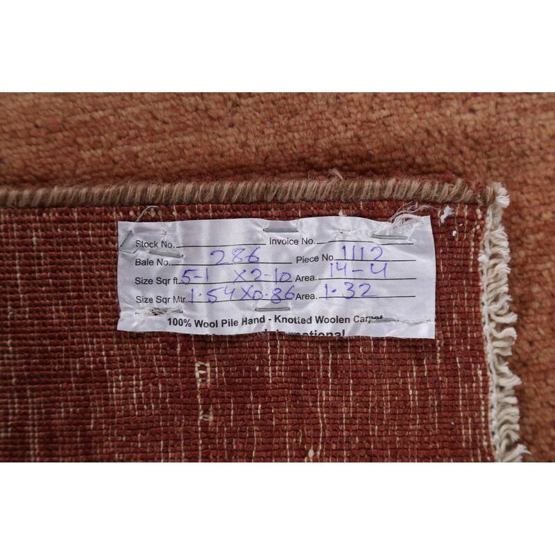 Contemporary Gabbeh Kashkoli Oriental Area Rug Wool Hand-knotted - 2'10" x 5'1"