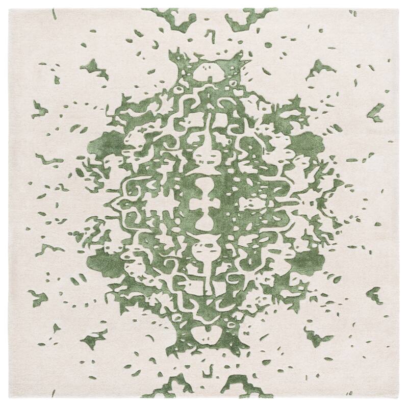 SAFAVIEH Handmade Fifth Roselette Avenue Modern Abstract Wool Rug