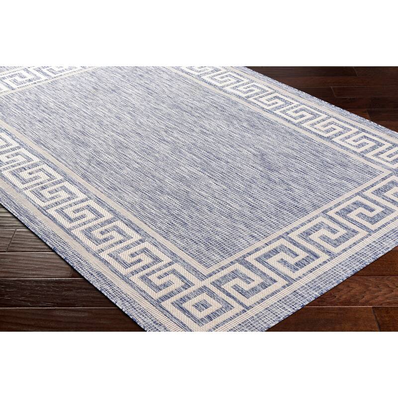 Livabliss Tuareg Greek Border Outdoor Rug