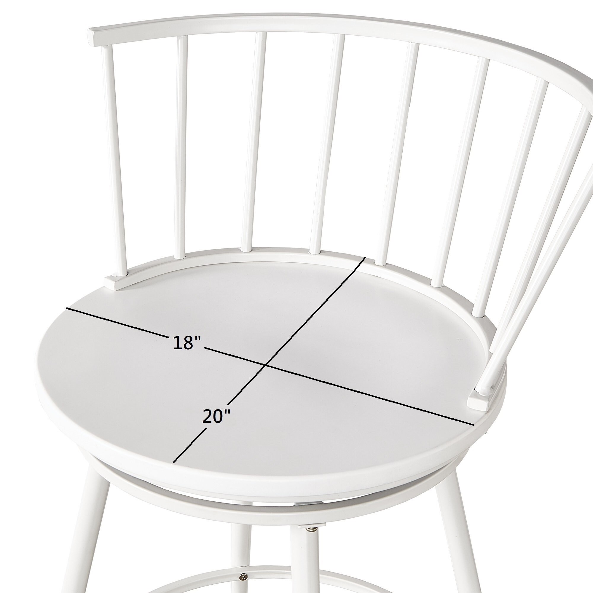 Olix windsor swivel counter stools with on sale low back by inspire q modern