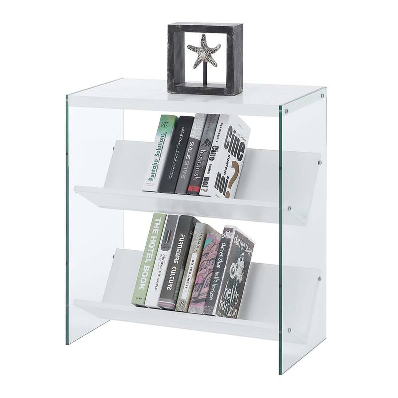 Convenience Concepts SoHo Glass Bookcase