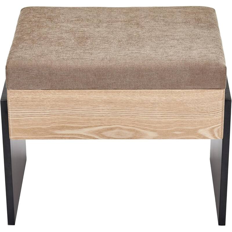 Modern Chenille Upholstered Bench with Foam Padding and MDF Frame