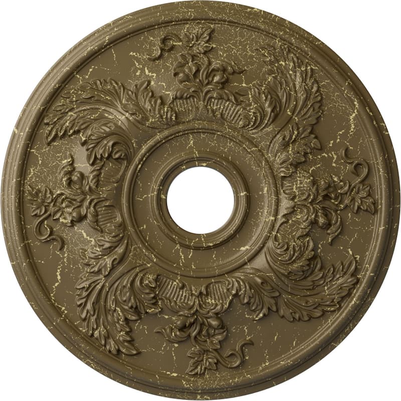 23 5/8"OD x 4 5/8"ID x 1 7/8"P Acanthus Twist Ceiling Medallion
