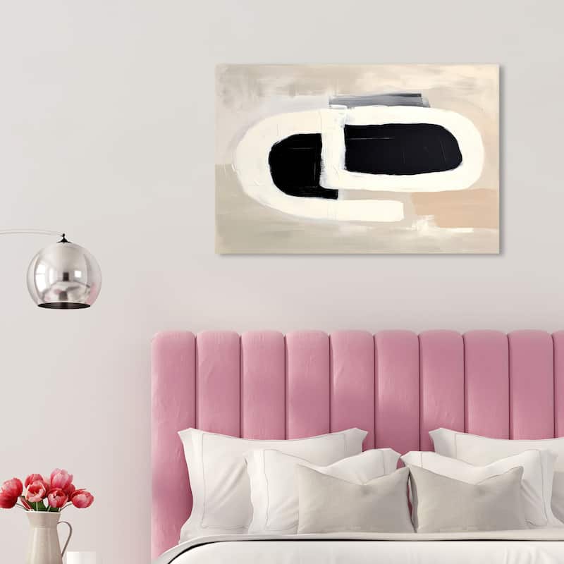 Wynwood Studio Canvas Abstract 3D Glasses White and Ivory Modern & Contemporary Wall Art Canvas Print - 30 x 20