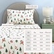 preview thumbnail 6 of 56, Linery & Co. Christmas Turkish Cotton Double-Brushed Flannel Bed Sheet Set