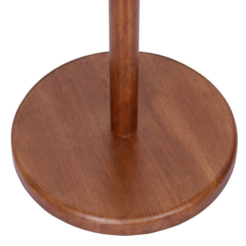 Tree-branch Rubberwood Freestanding Coat Rack with Hooks