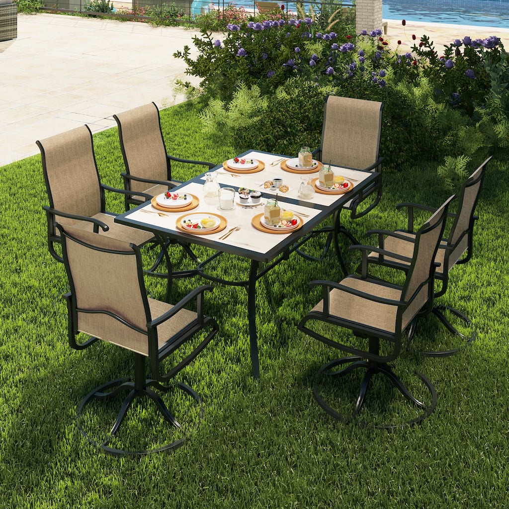 Metal Outdoor Dining Table