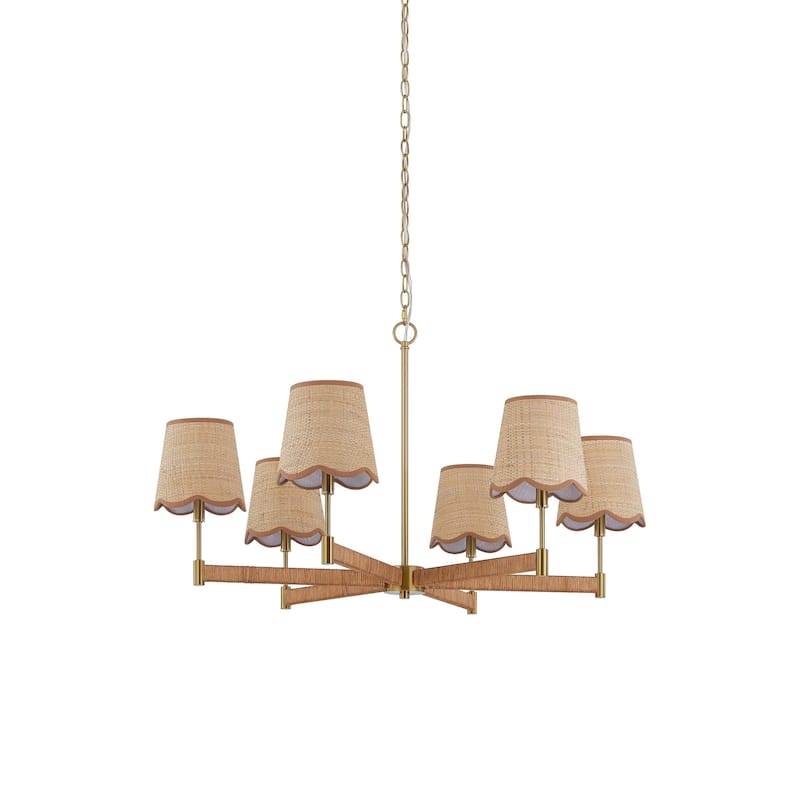 Beck 6-Light Chandelier, Natural