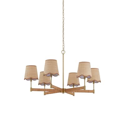 Beck 6-Light Chandelier, Natural