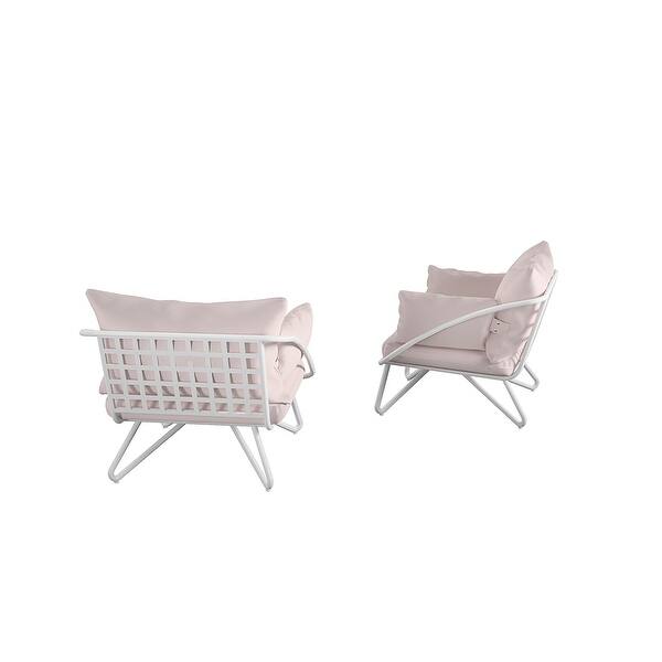 Novogratz Poolside Gossip Collection Teddi Outdoor Lounge Chairs 2 Piece On Sale Overstock 27326591