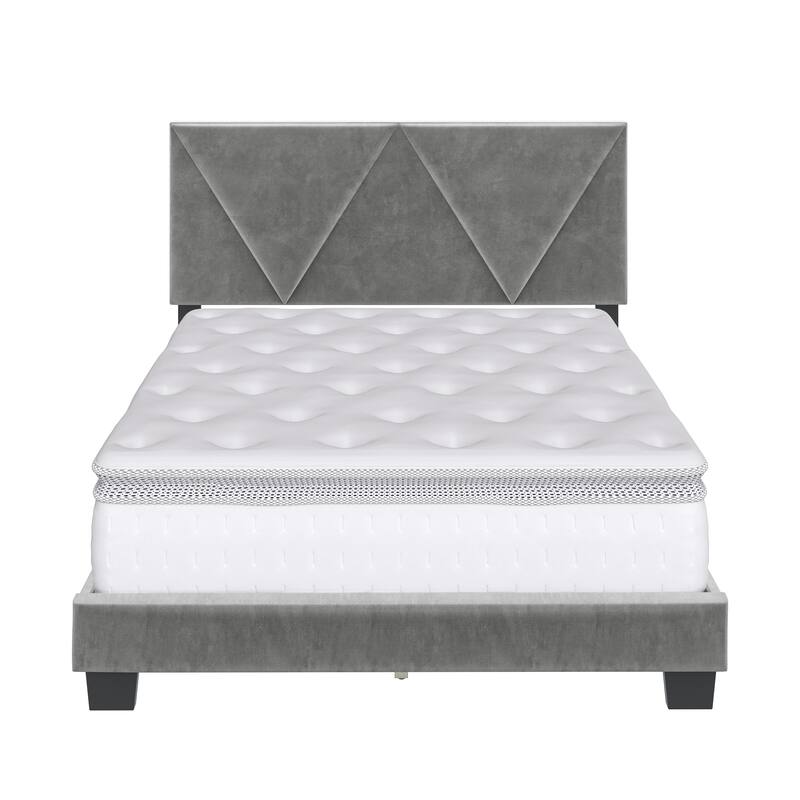 Boyd Sleep Vector Velour Platform Bed