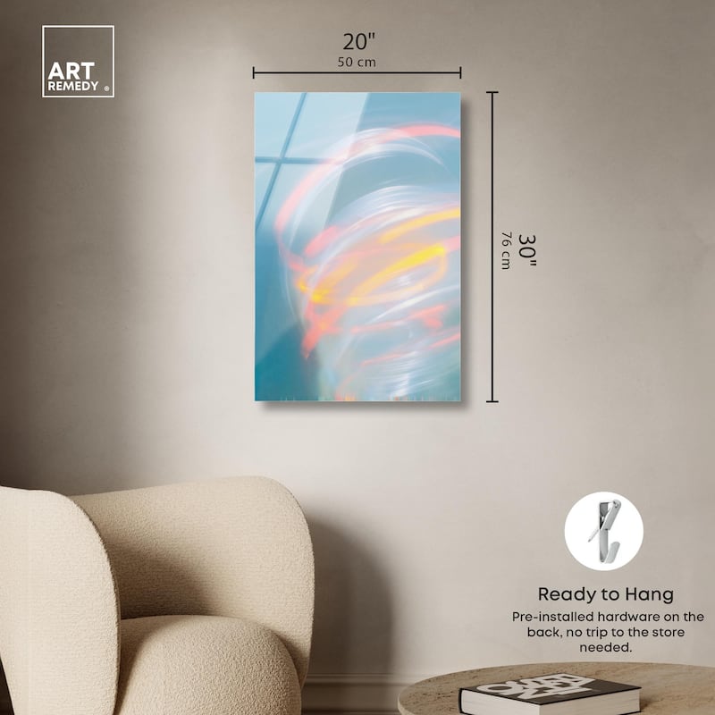 Swirling Light I Acrylic by Art Remedy, Ready to Hang