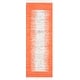 preview thumbnail 75 of 159, SAFAVIEH Handmade Flatweave Montauk Nevyana Cotton Rug 2'3" x 6' Runner - Ivory/Orange