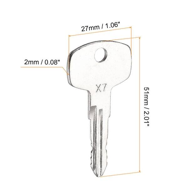 Equipment Key, Machine Ignition Keys for Forklift (Old Model) X7