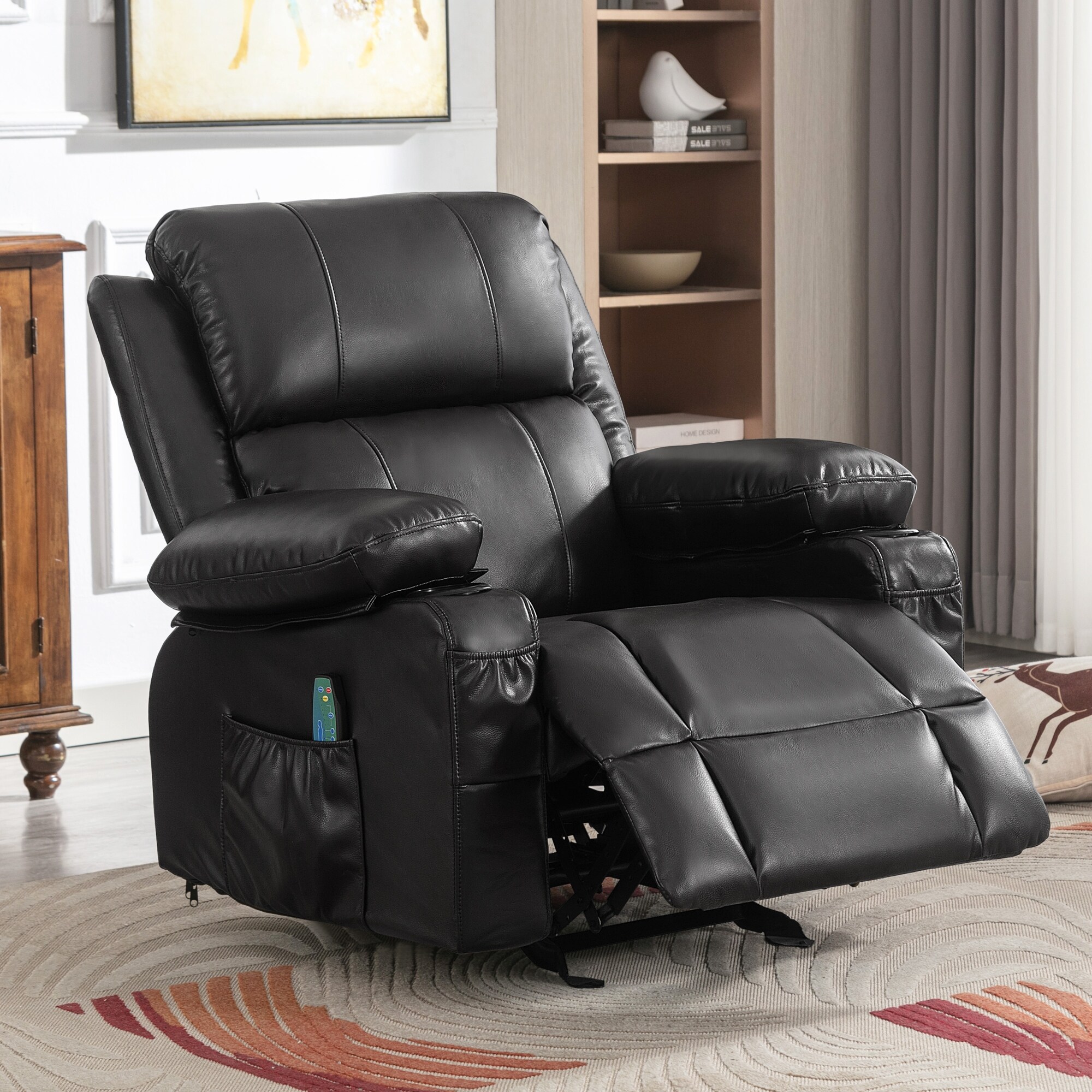 Black massage recliner chair 2025