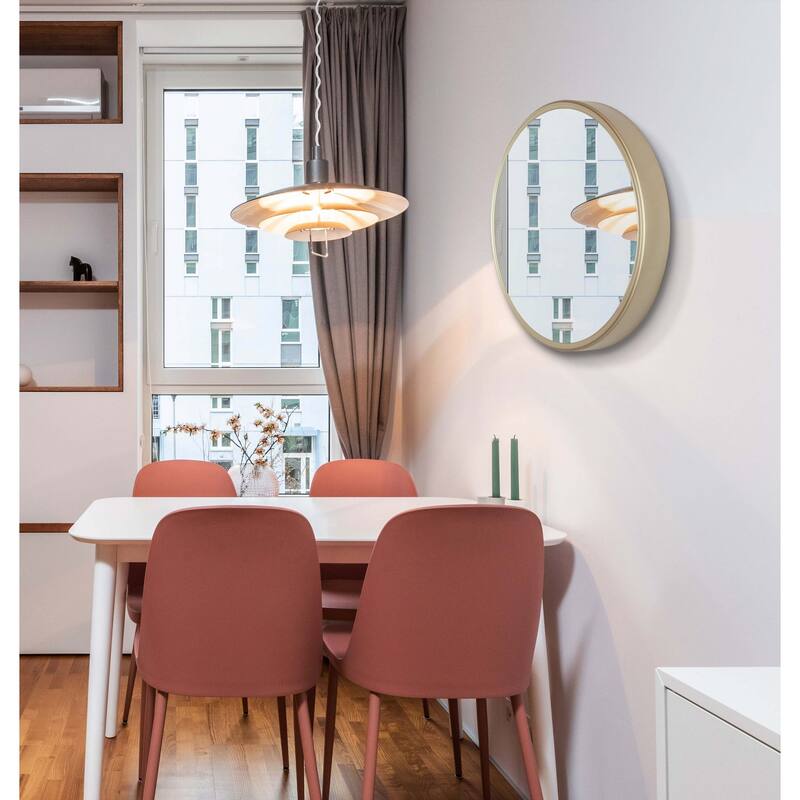 Deep Metal Wall Mirror - 24 x 2.5 x 24