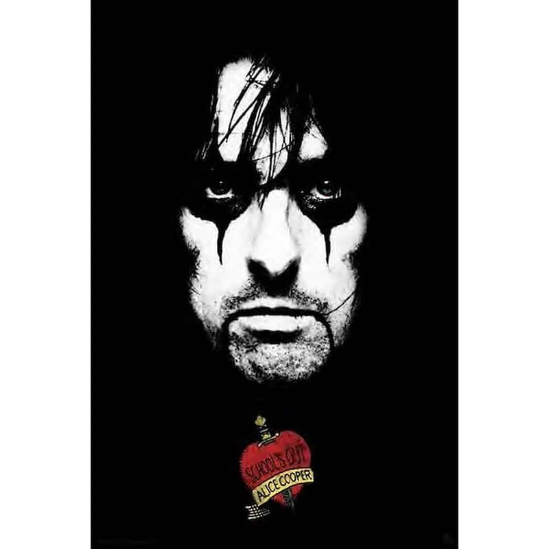 Alice Cooper Schools Out Art Poster - 24 x 36 Inch