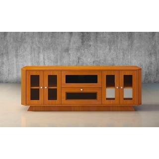 light cherry wood tv stand