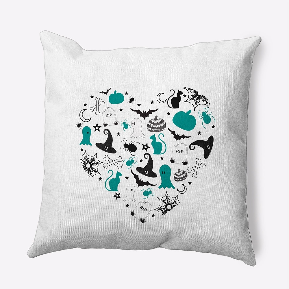 Halloween Heart Accent Pillow