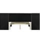 preview thumbnail 61 of 64, Upholstered Platform Bed with Soft Oversized Headboard and Storage Shelves