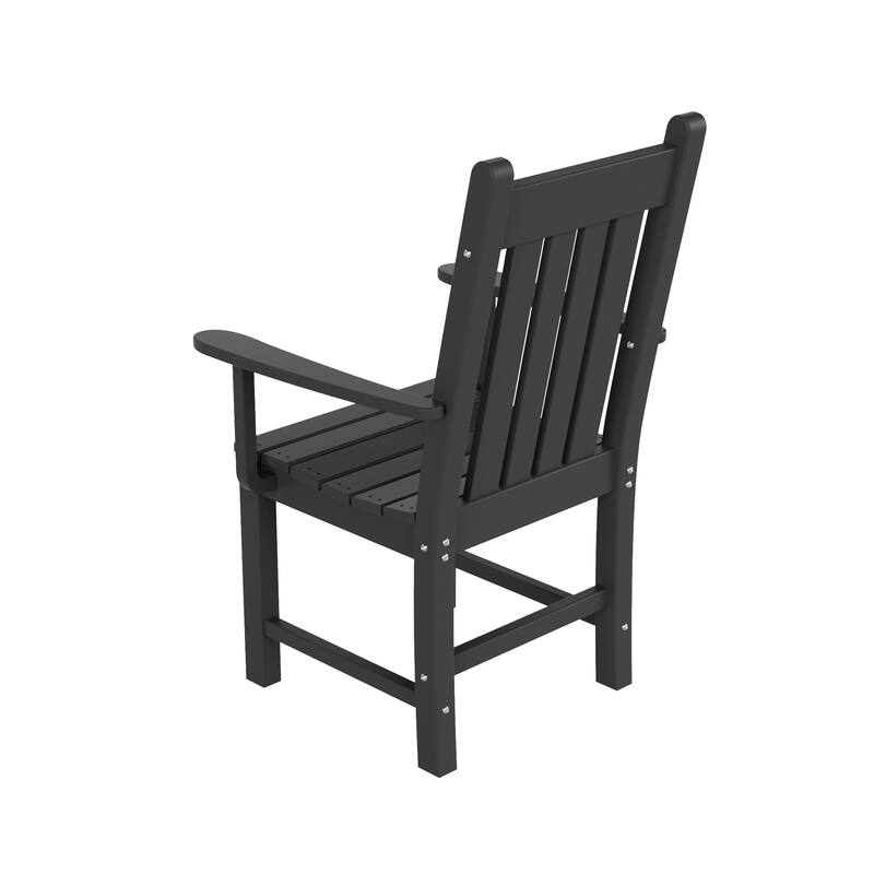 Laguna Hdpe All Weather Outdoor Patio Dining Chair With Arms