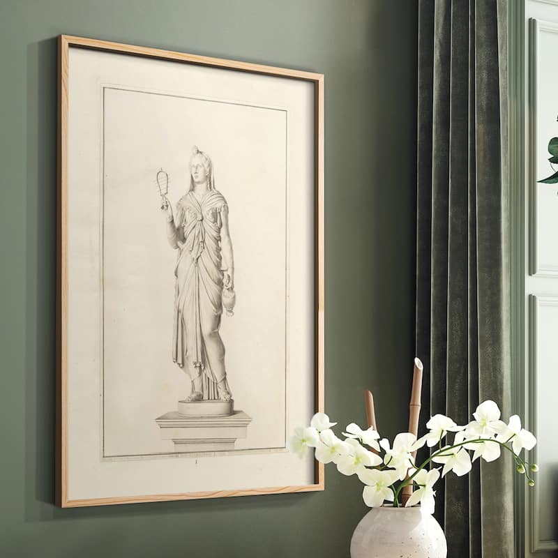 Vintage Sketch CXVI -Framed Print