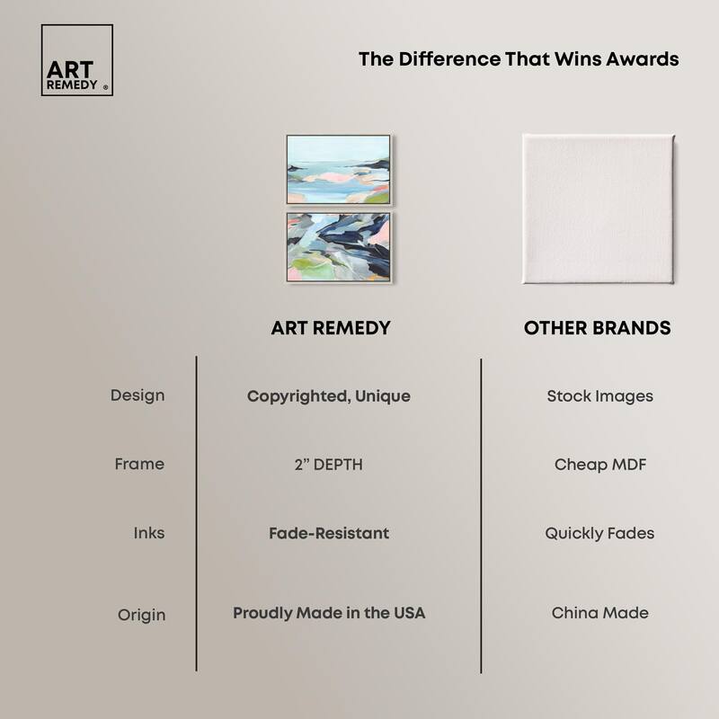 Between Seasons II Canvas Set of 2 by Art Remedy