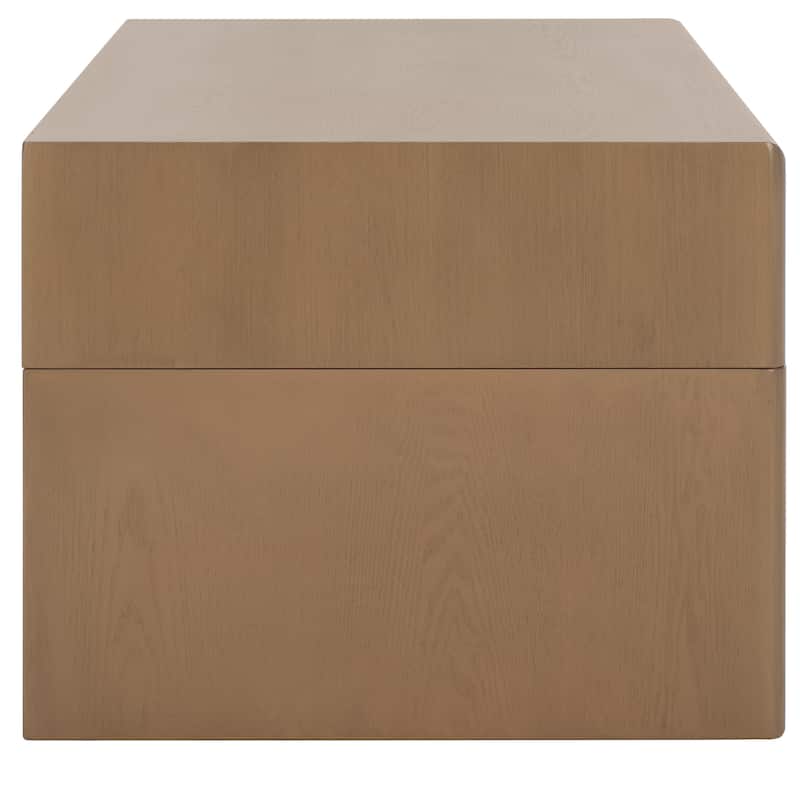 SAFAVIEH Home Collection Rune Coffee Table W/ Drawers - 47" L x 24" D x 20" H