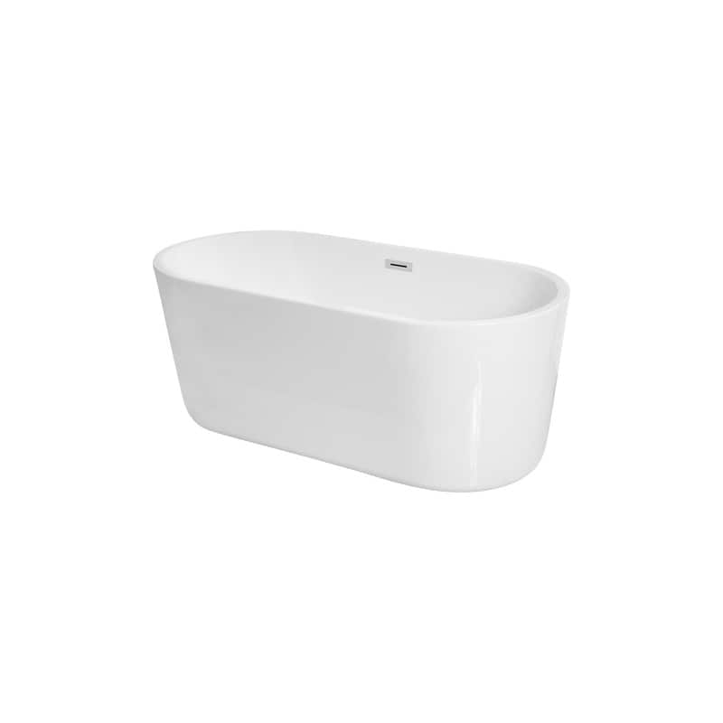 Odell Soaking Bathtub in Glossy White