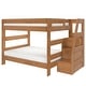 preview thumbnail 17 of 22, Max and Lily Modern Farmhouse Queen Over Queen Bunk Bed With Staircase