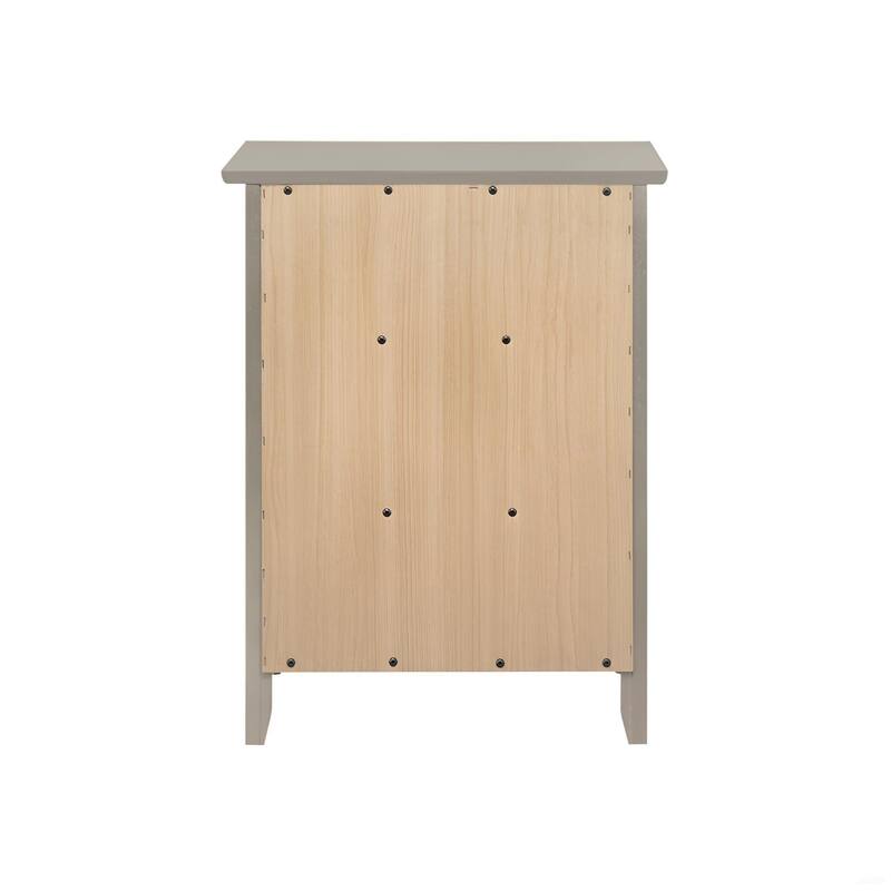 Glory Furniture Contemporary Wooden Nightstand with Drawers