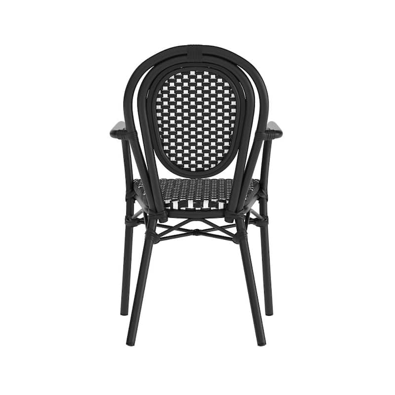 Stacking Bistro Chairs with Metal Frames