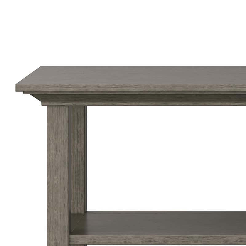 WYNDENHALL Mansfield SOLID WOOD 54 inch Wide Transitional Console Sofa Table - 54 W x 16 D x 30 H