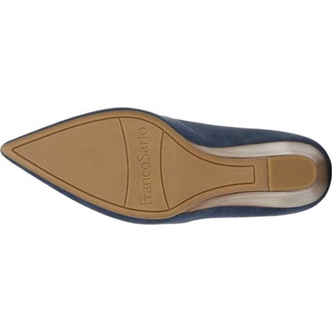 franco sarto blue suede shoes