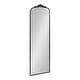 preview thumbnail 153 of 174, Kate and Laurel Arendahl Traditional Baroque Arch Wall Mirror 18x58 - Black