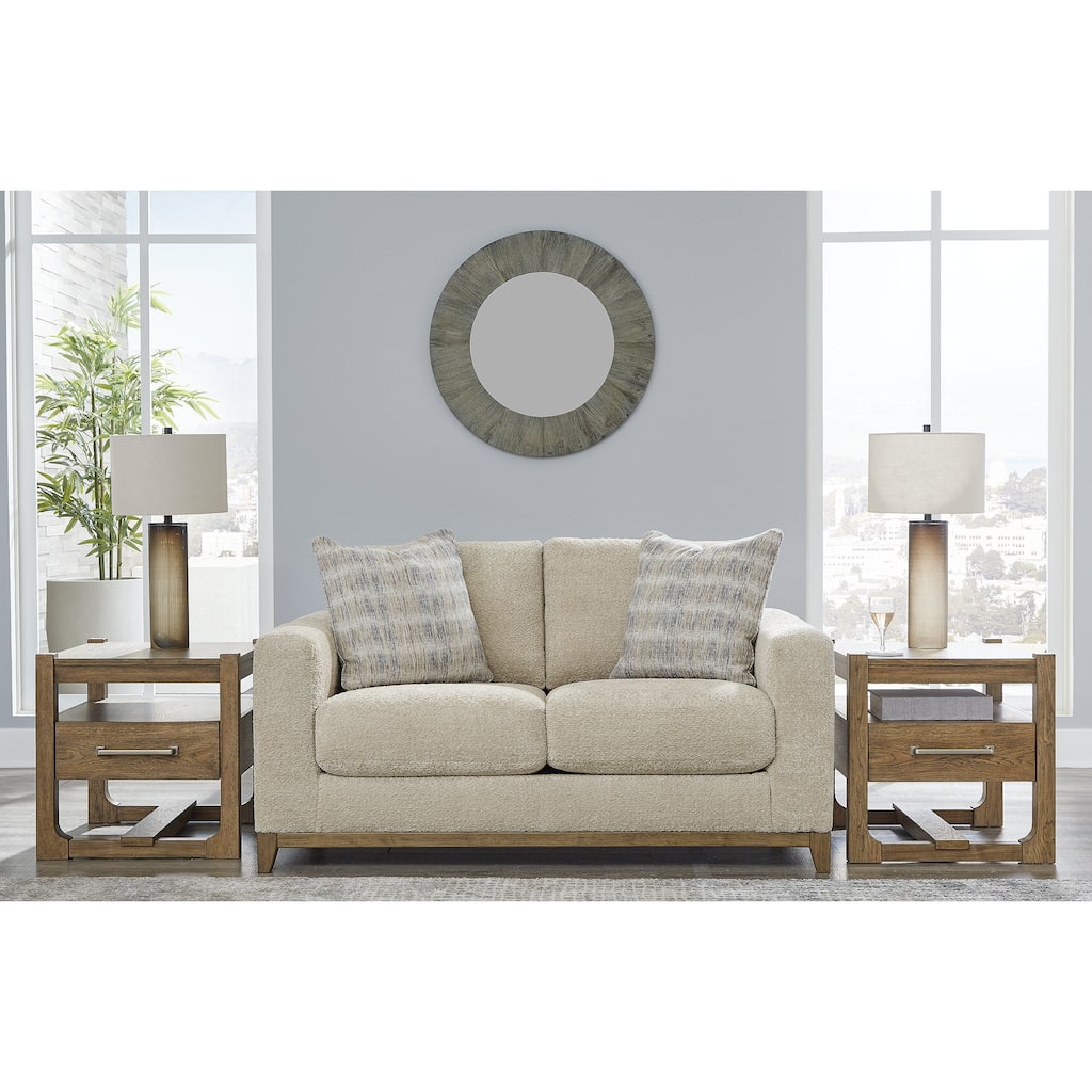 Signature Design by Ashley Parklynn Desert Loveseat - 67"W x 40"D x 38"H