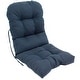 preview thumbnail 39 of 96, Outdoor Adirondack-style Patio Chair Cushion Slate Blue