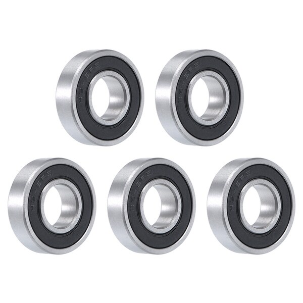 R8-2RS Deep Groove Ball Bearing 1/2"x1-1/8"x5/16" Sealed Chrome Bearings 5pcs - 5 Pack - R8-2RS (1/2"x1-1/8"x5/16")