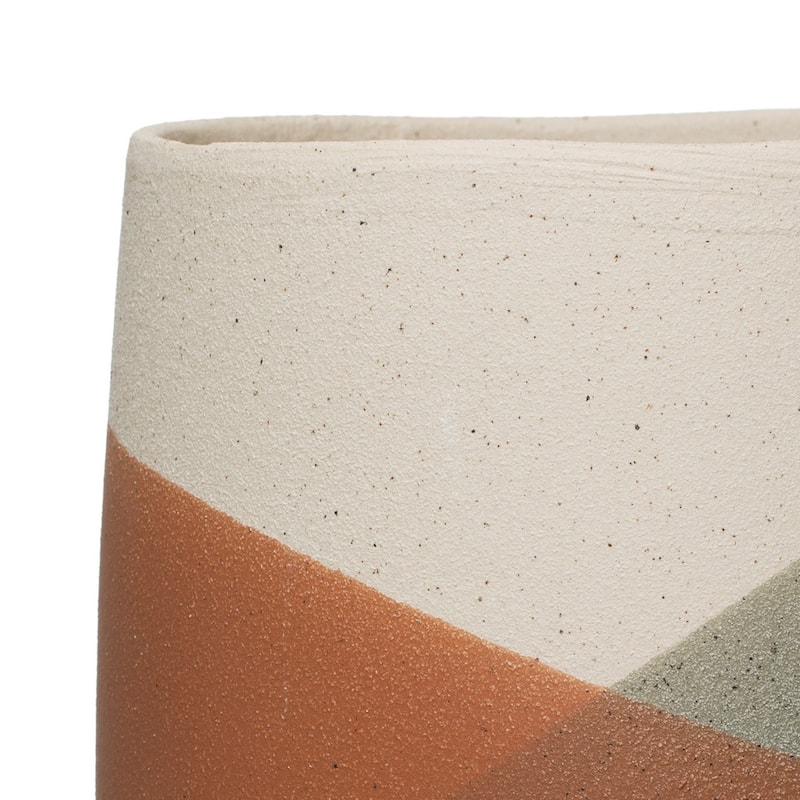 Stoneware Footed Planter Pot