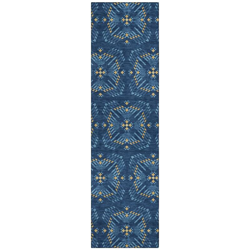 Machine Washable Indoor/ Outdoor Modern Frontenac Chantille Rug
