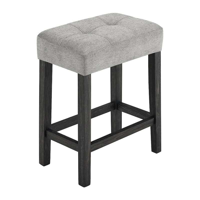 Durable 4-piece Wooden Bar Table and Chairs Set with Power Outlet