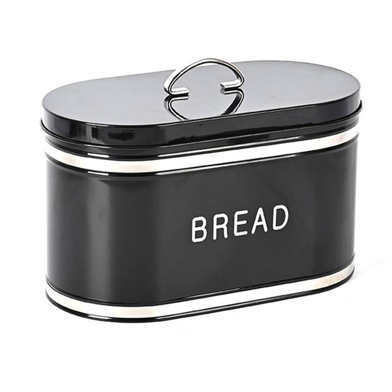 Kitchen Metal Bread/Coffee/Sugar/Tea Storage Bin - Bread Storage Bin