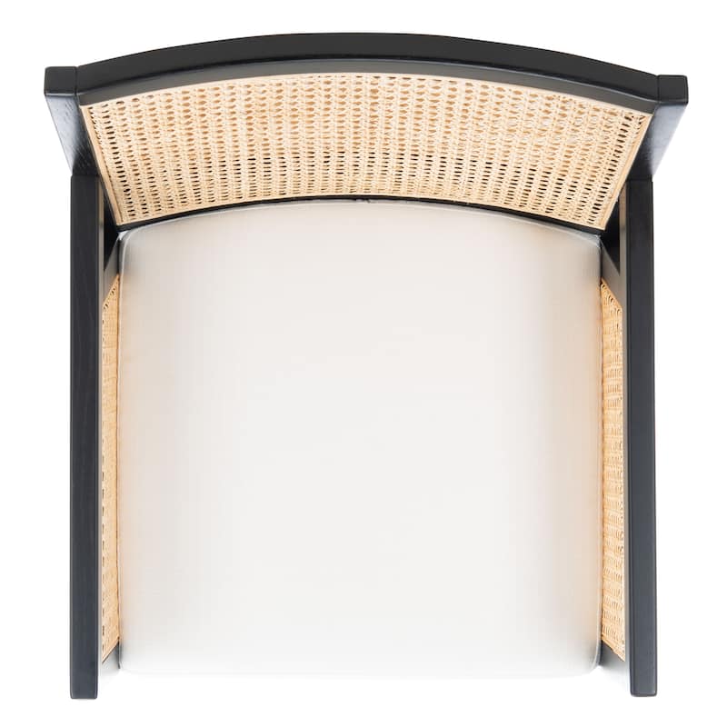 SAFAVIEH Couture Lupita Rattan Dining Chair - 21.9" W x 24.8" L x 33.9" H - 22Wx25Dx34H