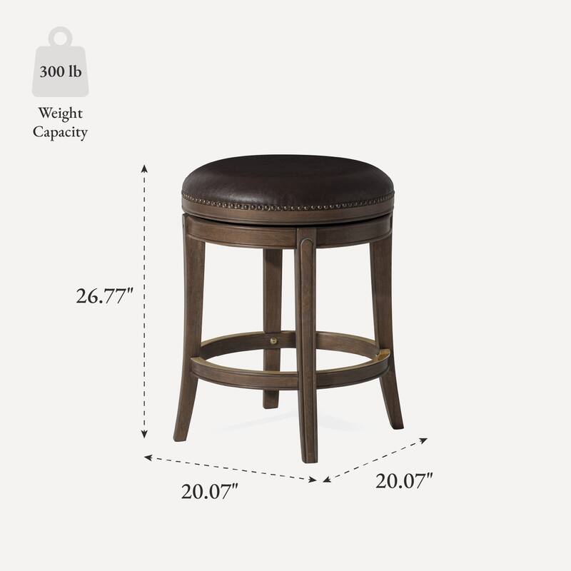 Maven Lane 26" Alexander Backless Counter Height Kitchen Stool