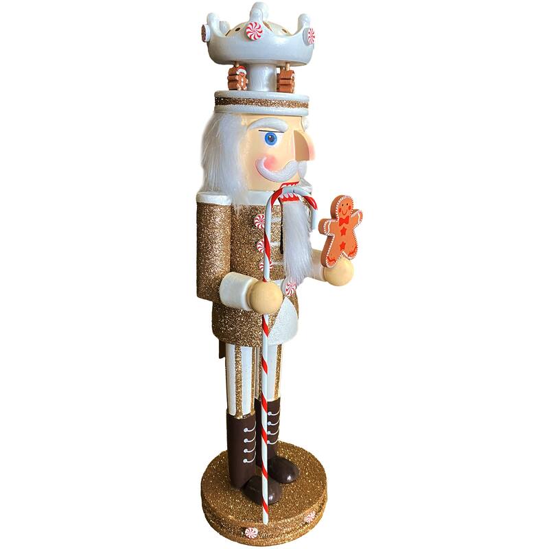 14" Gingerbread King Nutcracker