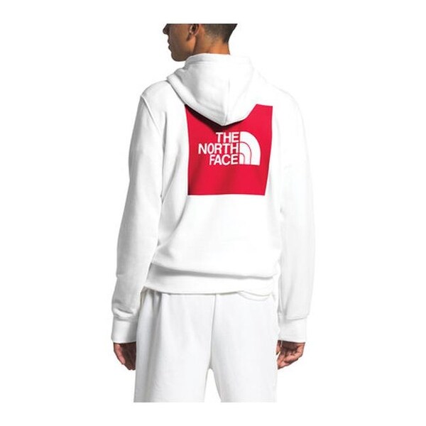 white north face pullover